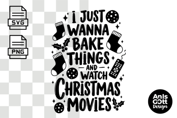 Christmas Baking Quote Design SVG PNG Review