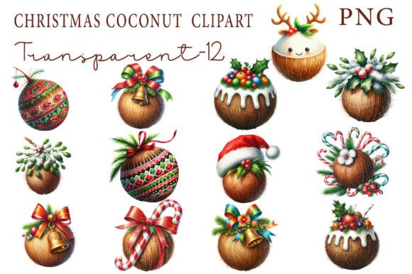 Christmas Coconut Clipart: A Designer's Review