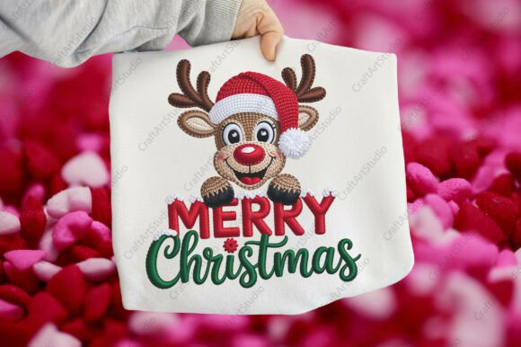Crochet Christmas Reindeer Cute PNG Review