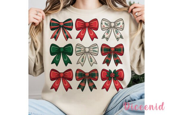 Festive Christmas Bows PNG Clipart Review