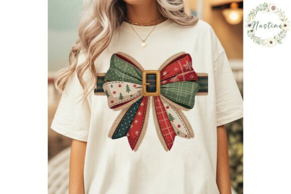 Reviewing the Christmas Patchwork Bow PNG Clipart