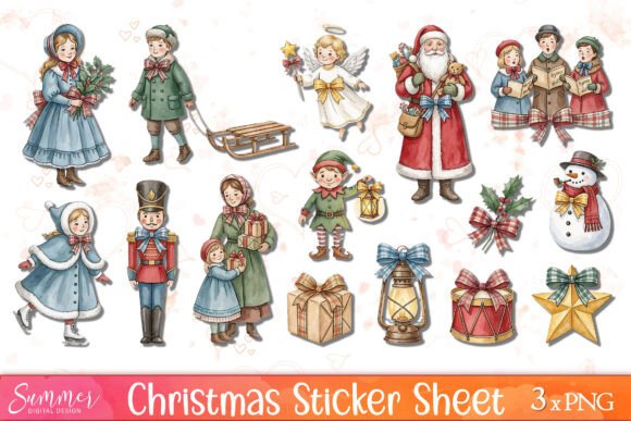 Reviewing Vintage Victorian Christmas Stickers for Embroidery